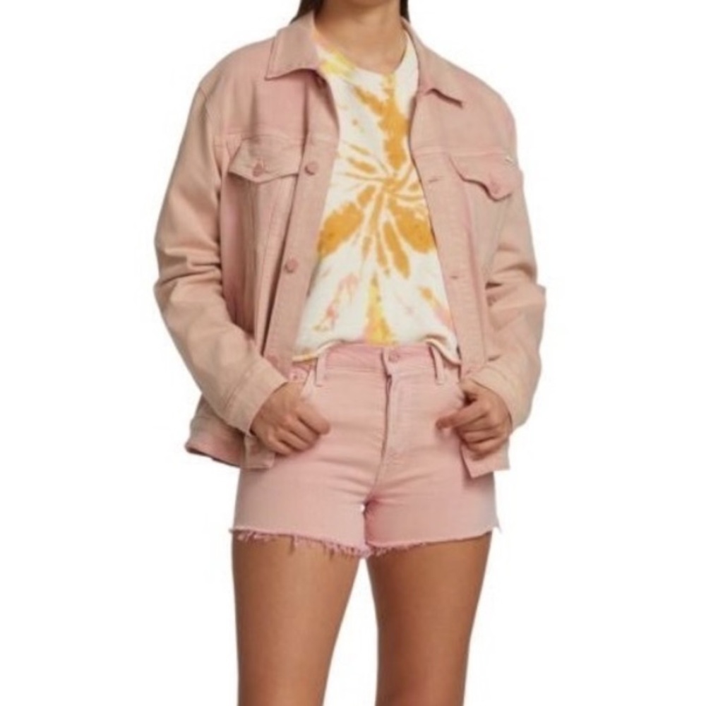 MOTHER Pink Jean Jacket